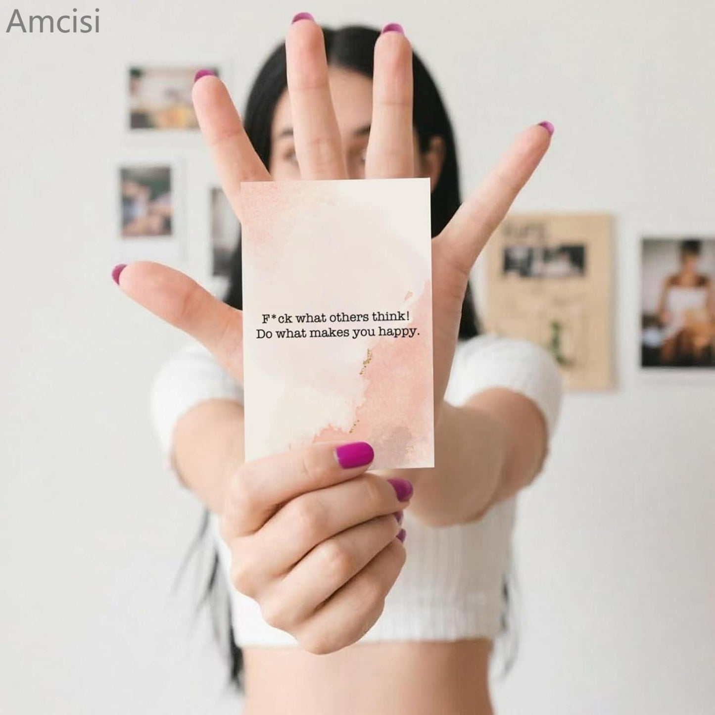 Amcisi Badass Affirmation Cards - Daily Motivational and Inspirational Cards, Birthday Gifts for Women Her,Funny Gift Ideas for Friends